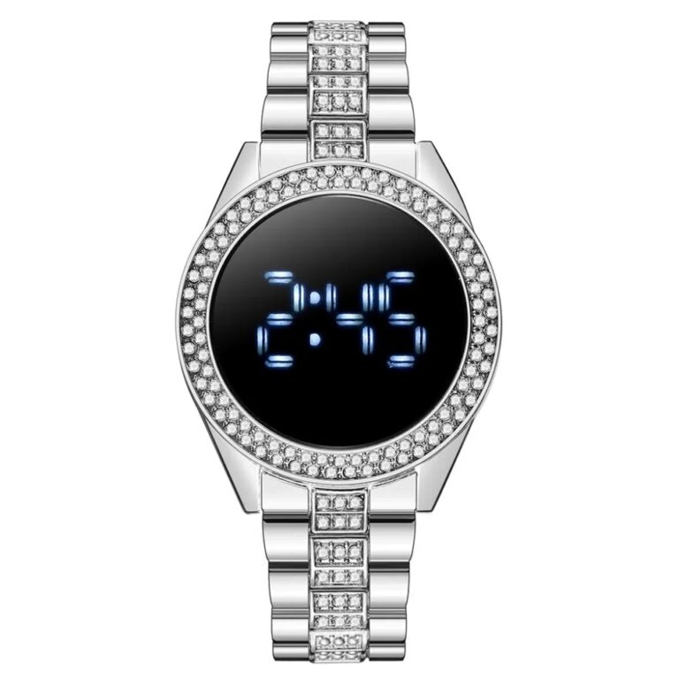 LED Luxury Digital Watch (Silver)