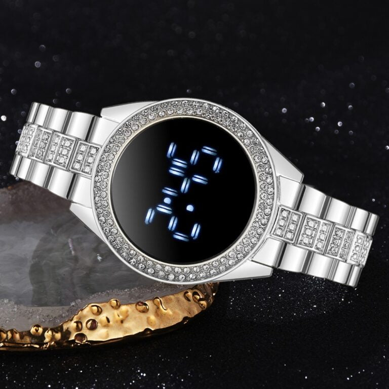 LED Luxury Digital Watch (Silver)