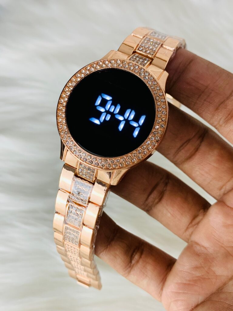 Religio Feminino LED Luxury Watch (Rose Gold)