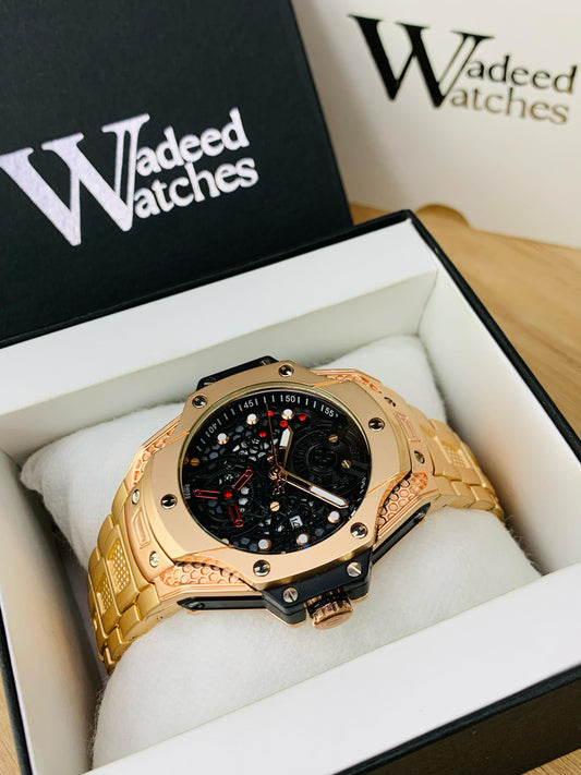 HB Monochrome Elite Model With Date (Copper)
